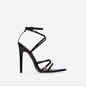 Pointed toe sandal heels